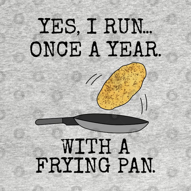 Pancake Day Race Sarcasm Funny by doodlerob